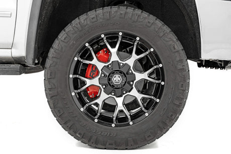 Caliper Covers Front and Rear Red Chevy/GMC Sierra 1500 (19-26)/Silverado 1500 (19-26) Rough Country