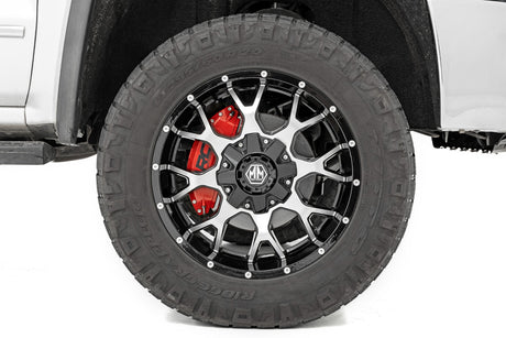 Caliper Covers Front and Rear Red Ford F-250 Super Duty 2WD/4WD (13-22) Rough Country