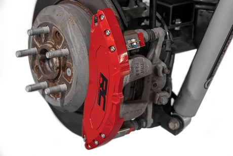 Caliper Covers Rear Red Jeep Wrangler JK/Wrangler Unlimited (2007-2018) Rough Country