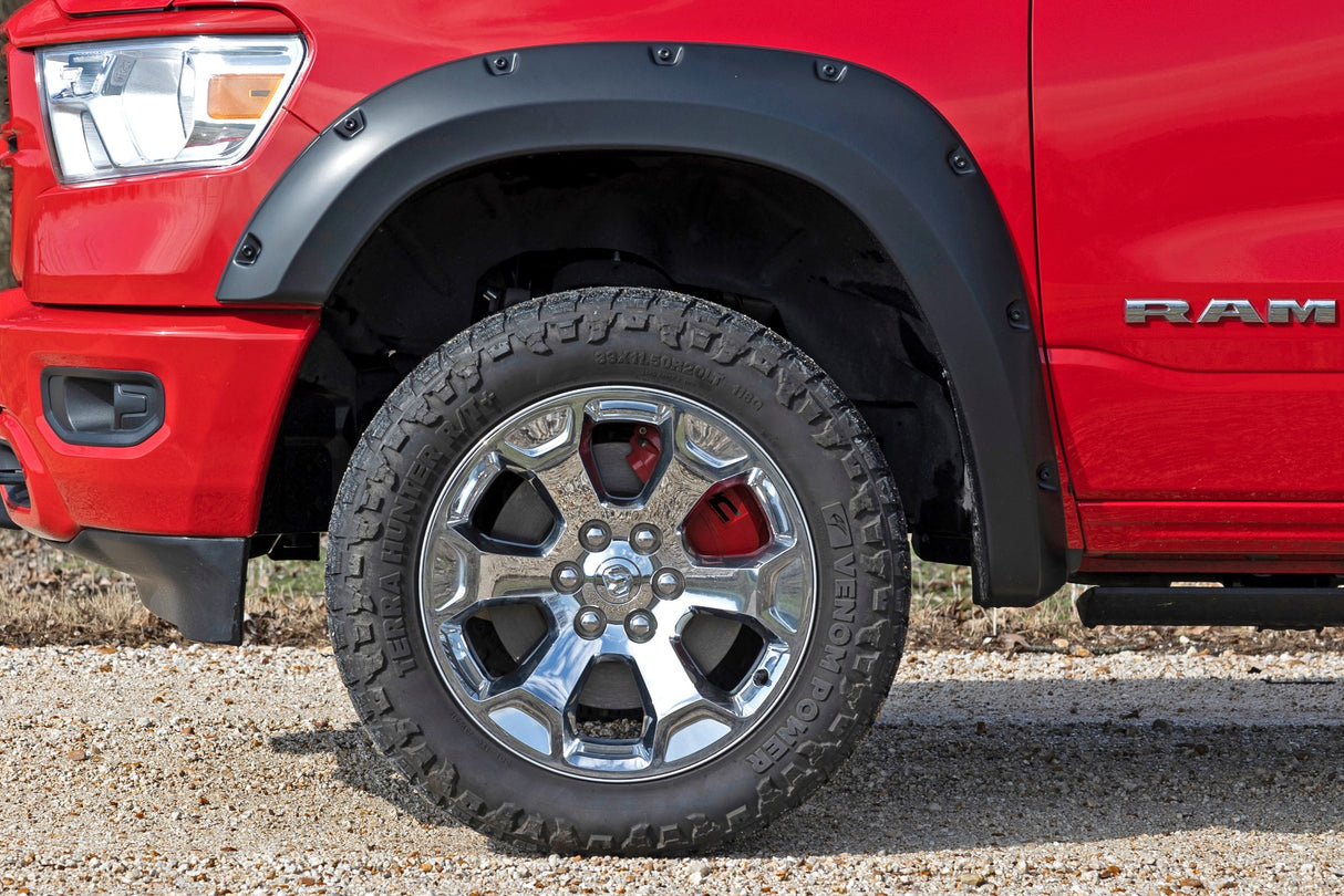 Caliper Covers Front and Rear Red Ram 1500 2WD/4WD (2019-2026) Rough Country