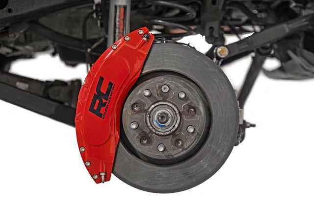 Caliper Covers Front and Rear Red Sport Jeep Gladiator JT/Wrangler JL (18-26) Rough Country