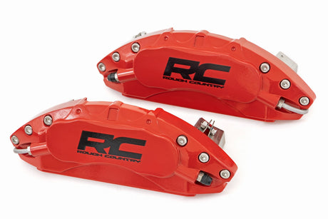 Caliper Covers Front and Rear Red Toyota Tundra 2WD/4WD (2022-2026) Rough Country