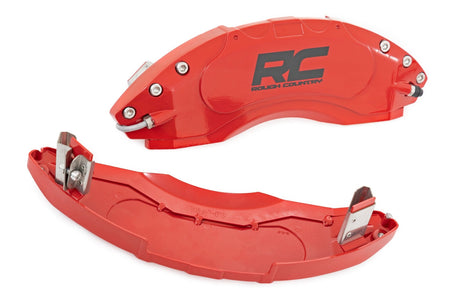 Caliper Covers Front and Rear Red Toyota Tacoma 2WD/4WD (2024-2026) Rough Country