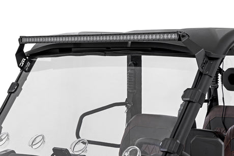 LED Light Mount 50 Inch Black Single Row CFMOTO UFORCE U10 Pro Rough Country