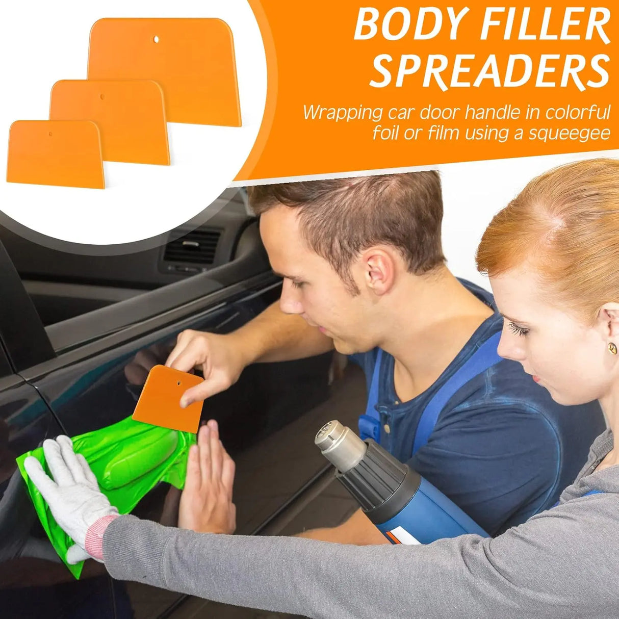 Frienda Plastic Body Filler Spreaders Frienda-Putty-KA9L 6 Each