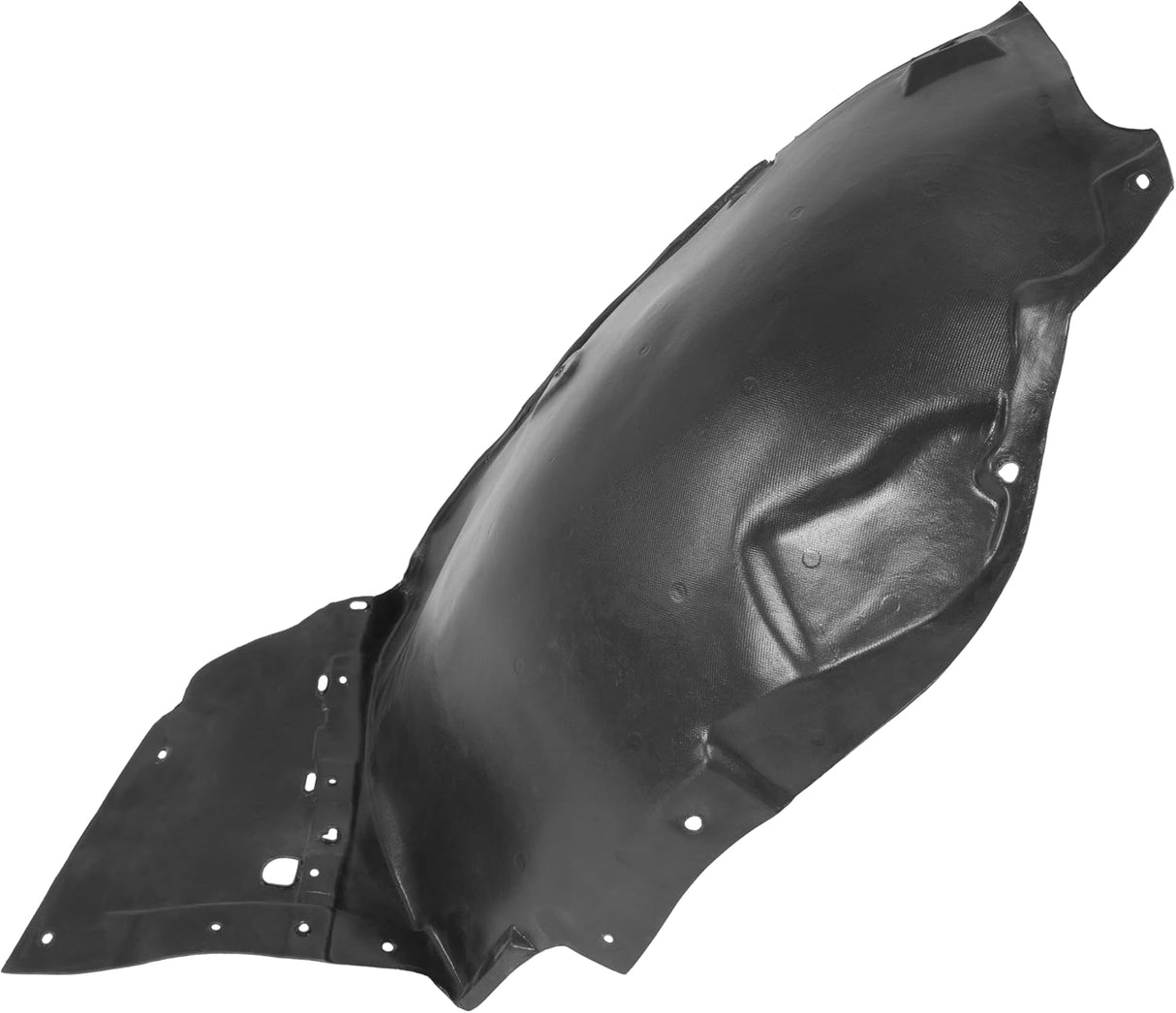 Front Inner Fender Liner Splash Shield Guard Set Black