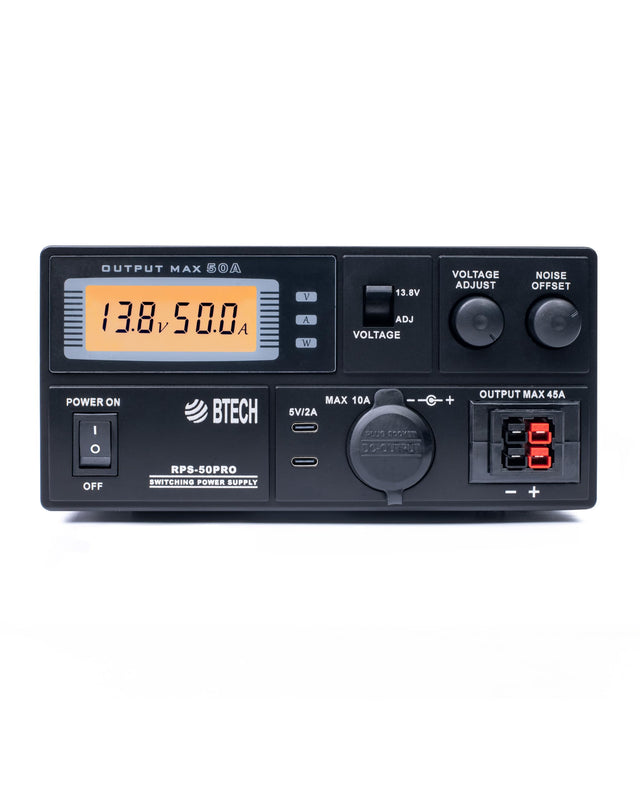 BTECH RPS-50PRO 50A (50 Amp) Regulated Power Supply BTECH