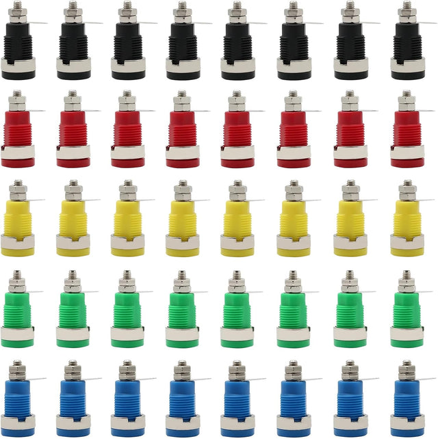 Durable Panel Mount Adapter: 4mm Banana Female Jack Socket Connector TekShack