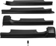 Rocker Panel 4pcs Set Textured Black for Super Duty Crew Cab