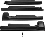 Rocker Panel 4pcs Set Textured Black for Super Duty Crew Cab