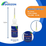 No-Clean Liquid Soldering Flux Dropper – 50ml RMA Flux for Electrical & Aluminum Soldering TekShack