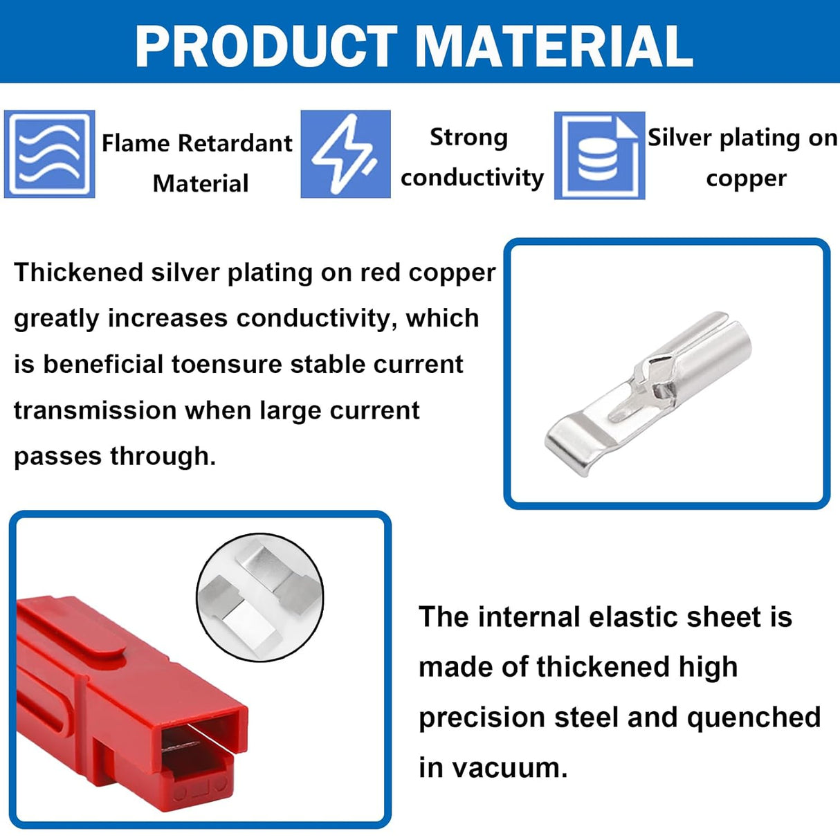 100Pcs 15/30/45Amp Power Connectors TekShack