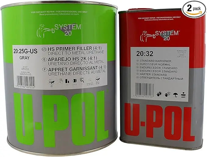 U-POL High Solids High Build Urethane Primer Kit 1 Gallon 2253-KIT-STD