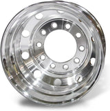 22.5x8.25 Stud Pilot Truck Wheels Forged Aluminum Rims Both-Side Mirror Polished