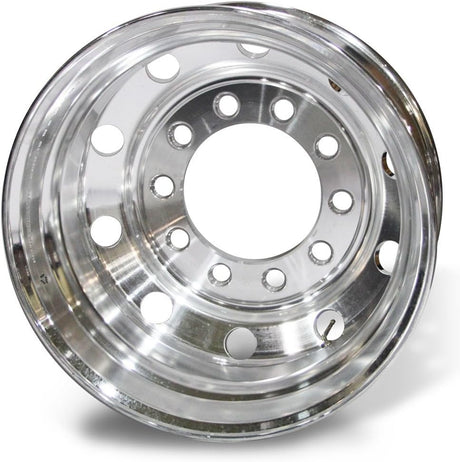 22.5x8.25 Stud Pilot Truck Wheels Forged Aluminum Rims Both-Side Mirror Polished