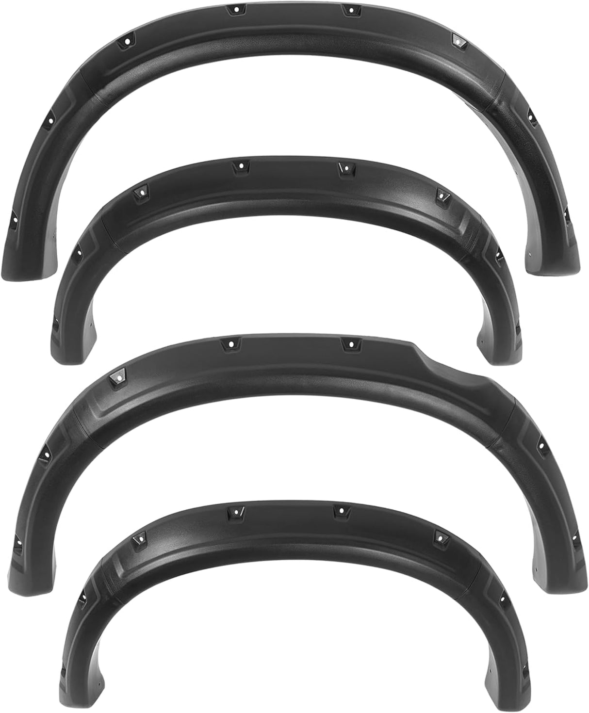 Textured Black Fender Flares 4Pcs for 1995-2004 Tacoma