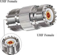 SO239 Female-to-Female UHF Coax Adapter (1-Pack) TekShack