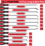 Keze 12 Pcs Pick and Hook Tool Set for Car Auto 012 12 Each