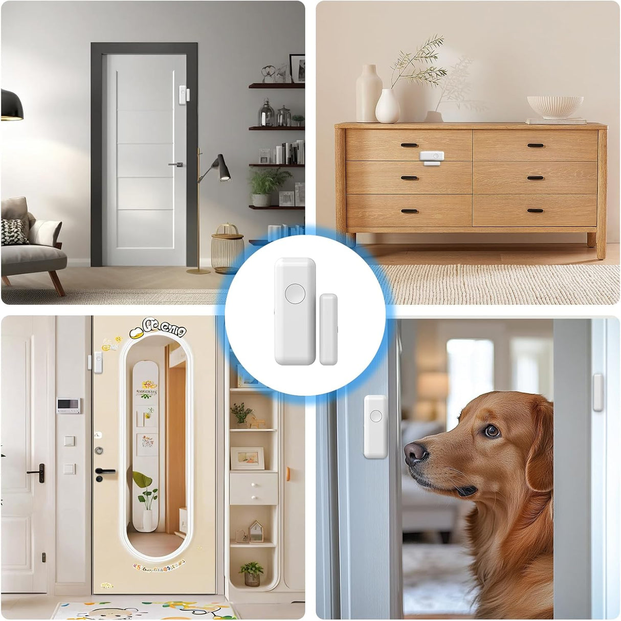 Smart Home Security Alarm System – 9-Piece Kit, WiFi/GSM, Alexa Compatible RFID