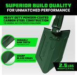 Folding Survival Shovel w/ Pick