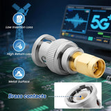 ALL SMA to BNC Adapter's 50 Ohm Gold Plated Brass Anina