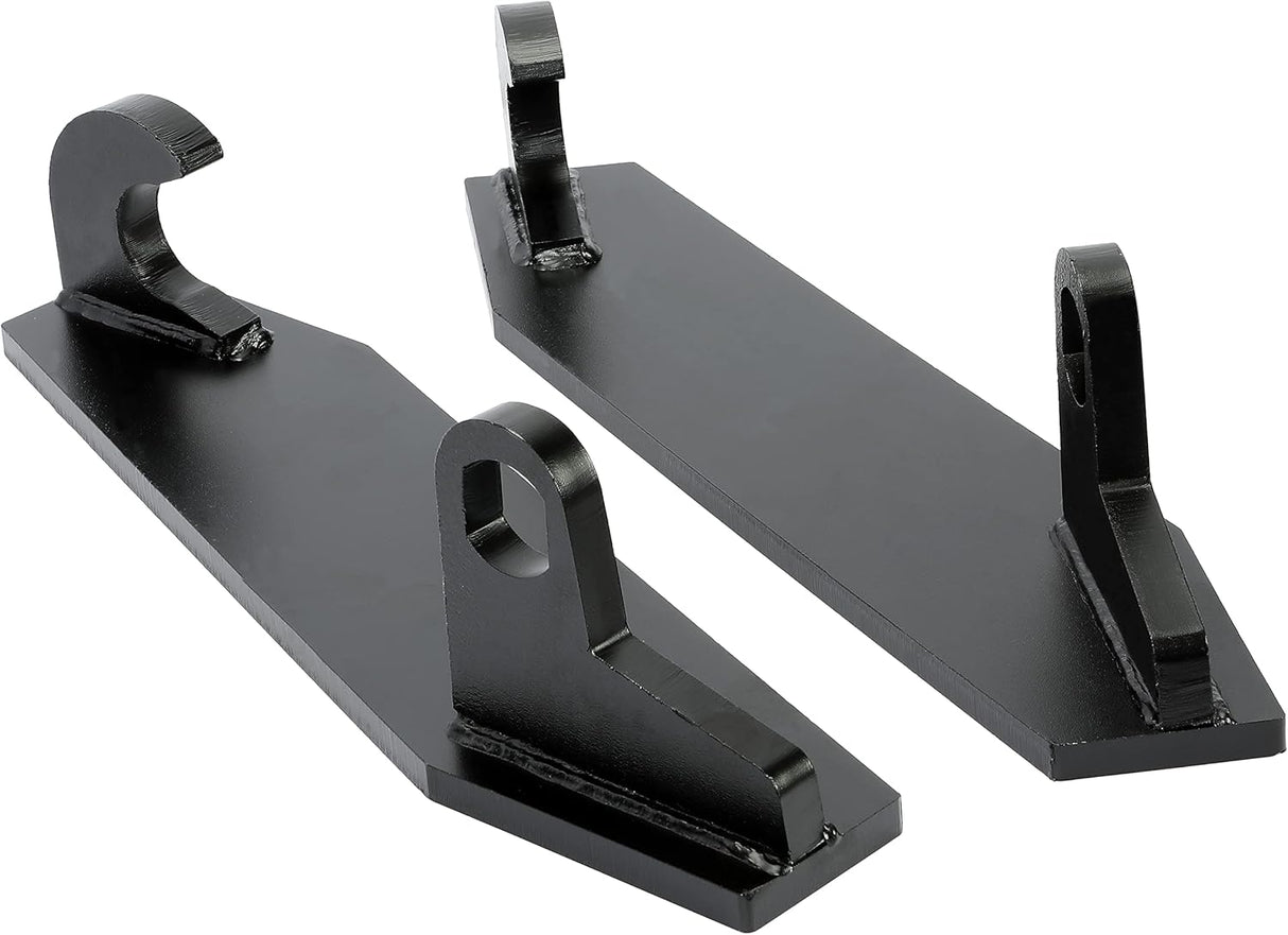 Weld-On Steel Tractor Mounting Brackets for Loaders Pair