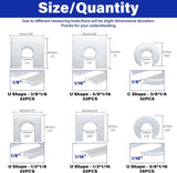 BUSY-CORNER Universal Auto Body Fender Alignment Shim 155-Piece Kit