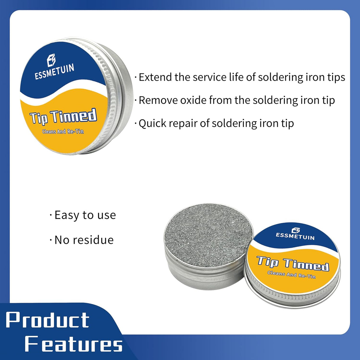 Tip Cleaner & Tinner 1oz Soldering Iron Oxidation Remover (1-Pack) TekShack