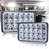 4x6 Inch LED Headlights DOT Approved High Low Beam Rectangle 2PCS