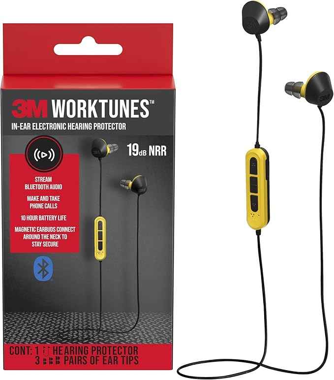 3M WorkTunes Bluetooth Hearing Protector Earplugs TekShack