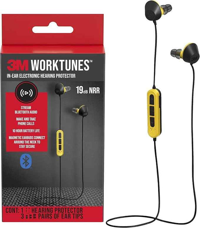 3M WorkTunes Bluetooth Hearing Protector Earplugs TekShack