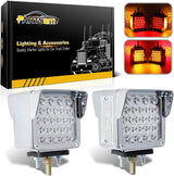 4x6 LED Headlights 60W DOT Approved Hi/Lo Sealed Beam 4 Piece Set
