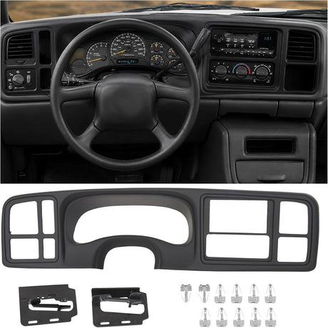 Double DIN Dash Cover Kit for 1999-2002 Chevy GMC Trucks