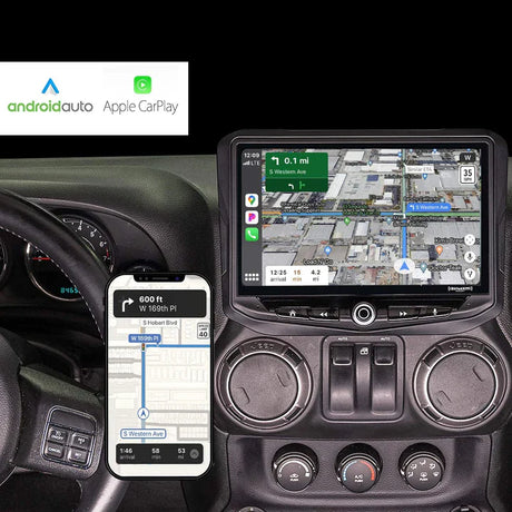 Stinger HEIGH10 10" Radio Fully Integrated Kit I Off Road Mode I '11-'18 Jeep JK Wranglers