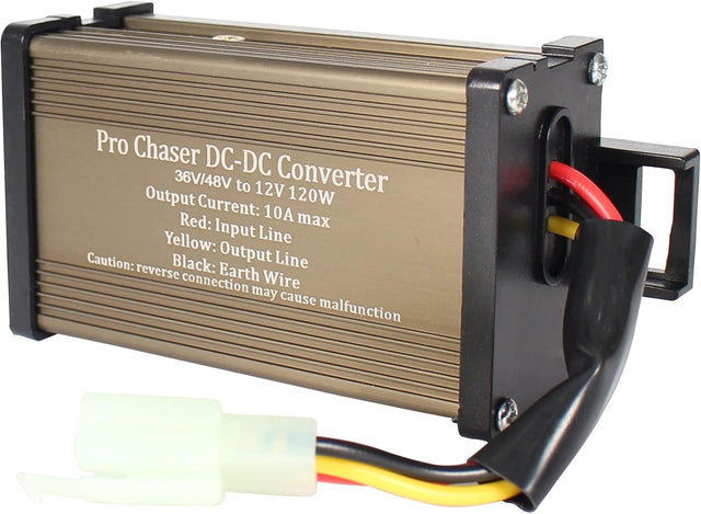 DC-DC 48V 36V Volt Voltage to 12V Step Down Voltage Reducer/Regulator (10A 120W) TekShack