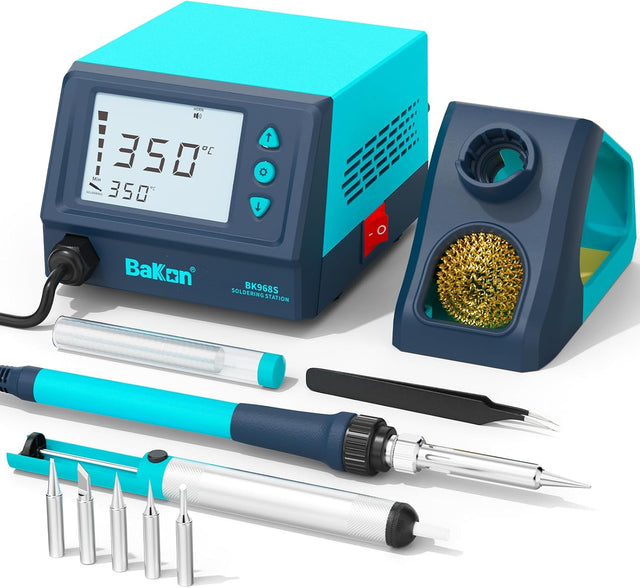 BAKON 968S Soldering Iron Kit, 90W Digital Soldering Station TekShack