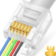 RJ11/RJ12 Telephone Plugs Modular Connector 6-Pin TekShack