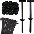 QMotz Nylon Universal Cable Tie Buckle Automotive Clips 100PCS Car Cable Tie-100PCS