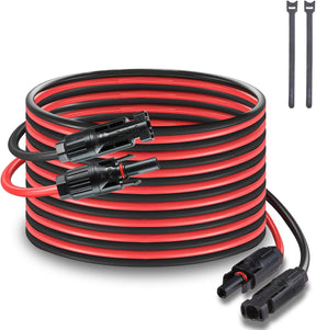 Solar Panel Extension Cable, Solar Connector 20FT TekShack