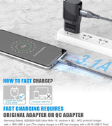USB Type-C Charger Cable 10ft 3.1A Fast Charging & Sync TekShack