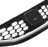 Honeycomb Front Grille Replacement Compatible with 2013-2015 Honda Civic Sedan