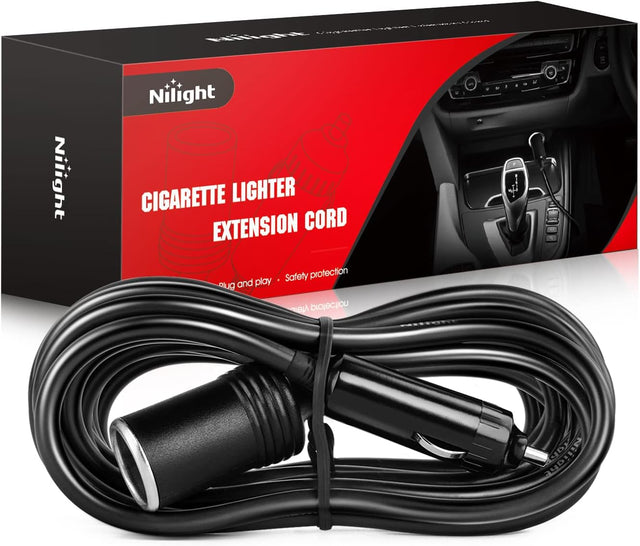 14FT Cigarette Lighter Extension Cord TekShack