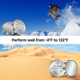 CR2450 Lithium Battery 3 Volt 600mAh Coin Button Cell TekShack