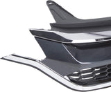 2015-2016 Honda CR-V Front Bumper Grille Replacement Black Chrome