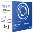 VIVO 500ft Bulk Cat6 Ethernet Cable – 23AWG CCA, UTP, Pull Box, Gray (CABLE-V006) TekShack