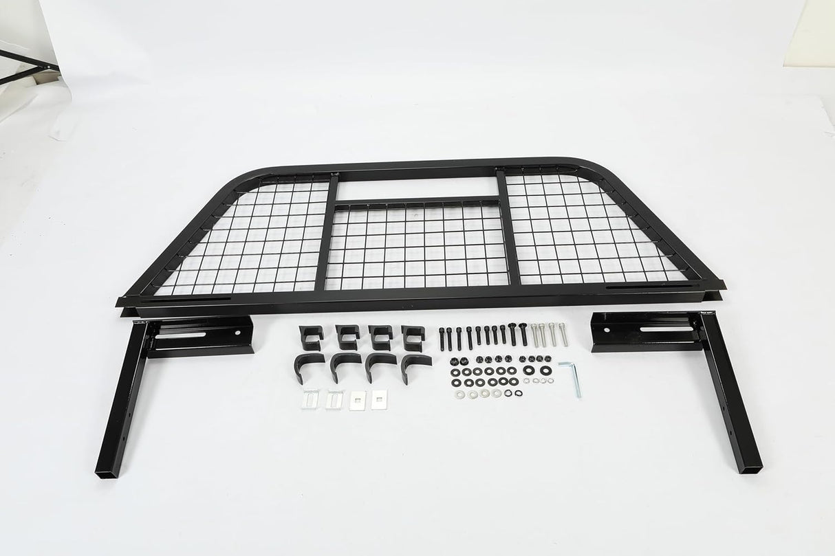 Adjustable Pickup Truck Headache Rack 64in to 78in Window Protection