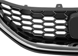 Honeycomb Front Grille Replacement Compatible with 2013-2015 Honda Civic Sedan