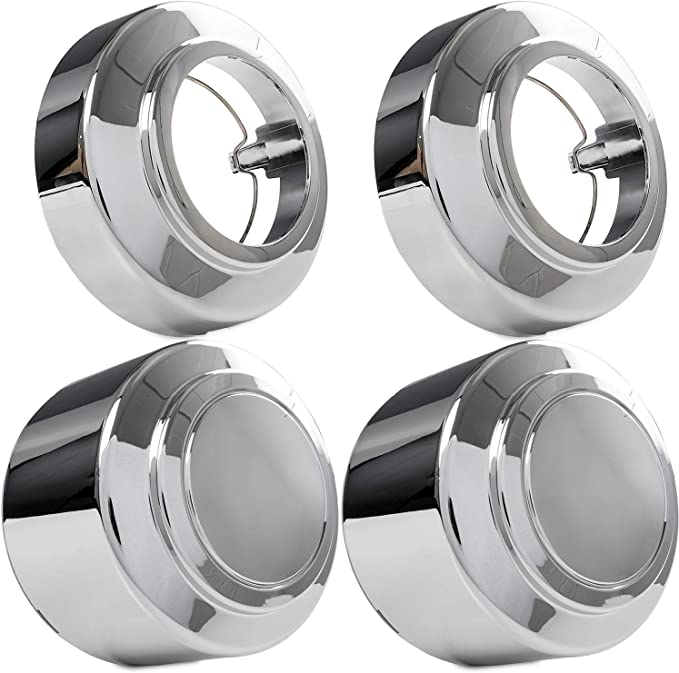 Complete Performance Front Wheel Center Hub Cap Set - (Open - 4x4) - 1992-1997 Ford F-Series Complete Performance