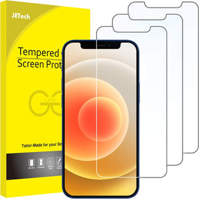 iPhone 12 / 12 Pro Tempered Glass Screen Protector, JETech TekShack
