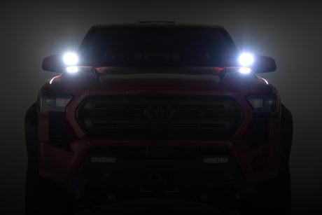 LED Light Kit Ditch Mount 2 Inch Spectrum Pair Spot Toyota Tacoma (24-26) Rough Country